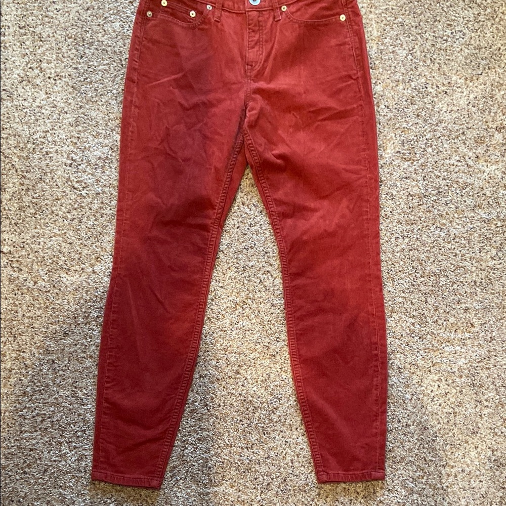 Red Corduroy Pants